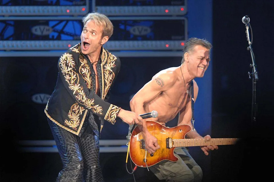 Sept. 27, 2007: David Lee Roth (left) and Eddie Van Halen perform at Charlotte Bobcats Arena.
