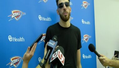 Chet Holmgren talks offseason growth as Thunder open Training Camp in Oklahoma City