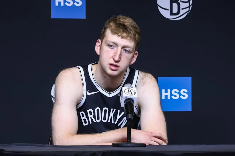 Nets forward Danny Wolf Wendell Cruz-Imagn Images