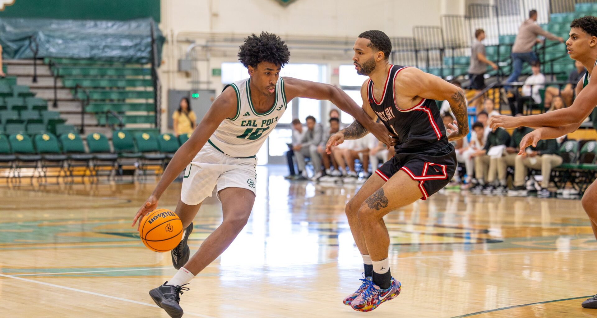 Cal Poly Men’s Basketball wins home opener behind newcomer Mousa's 25 points