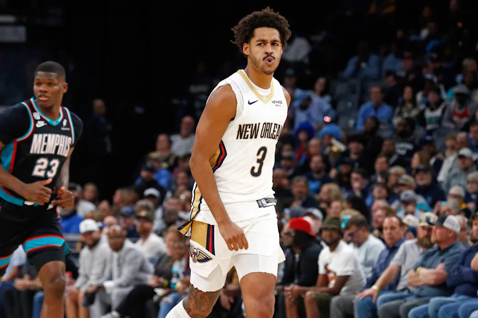 New Orleans Pelicans guard Jordan Poole (3)Credit&colon; Petre Thomas-Imagn Images