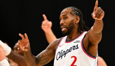 Dallas Mavericks owner Mark Cuban and former power forward Dirk Nowitzki during the ceremony for the unveiling of a statue honoring Nowitzki before the game between the Dallas Mavericks and the Los Angeles Lakers American Airlines Center