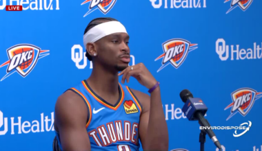 SGA reflects on hard work, growth at OKC Thunder Media Day