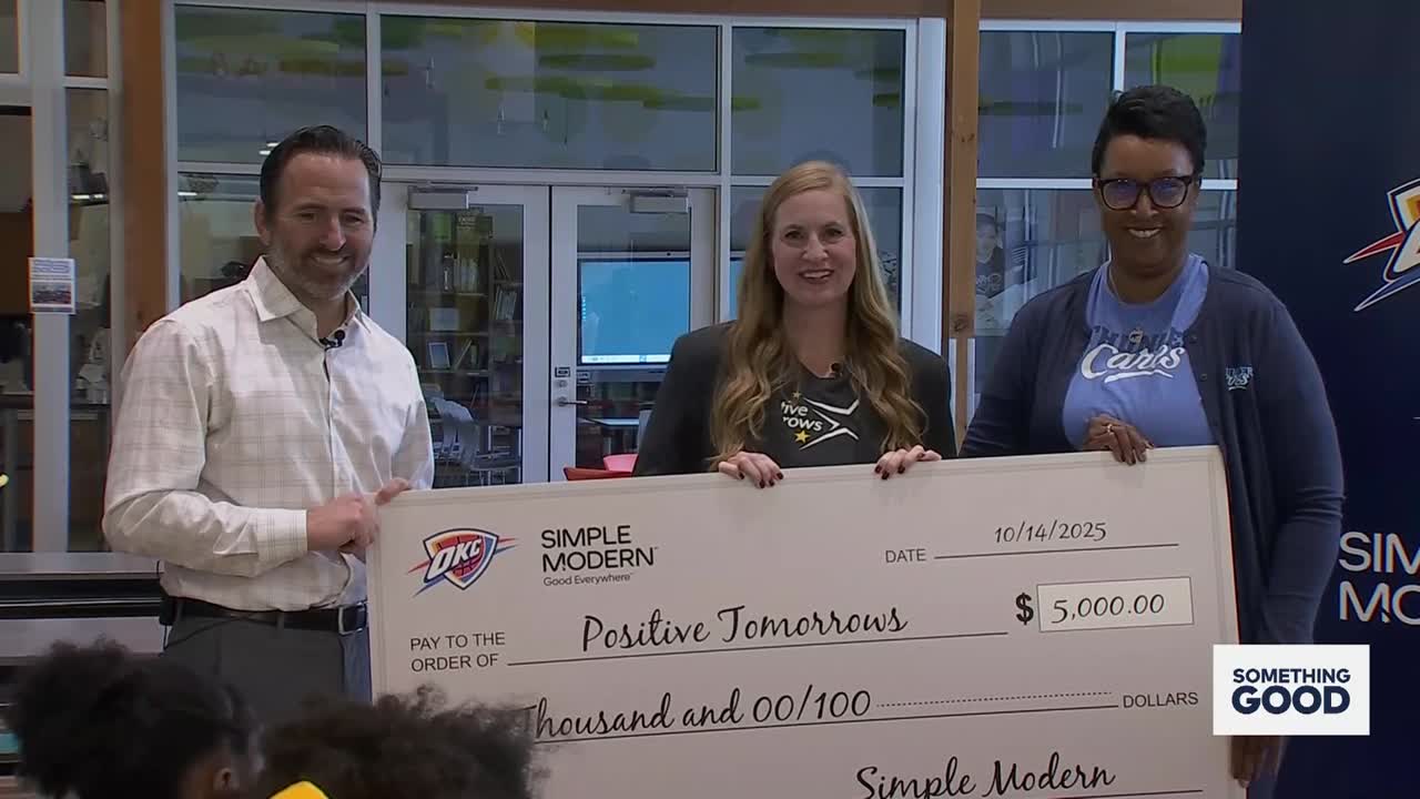 Simple Modern and the Thunder Team Up for Positive Tomorrow