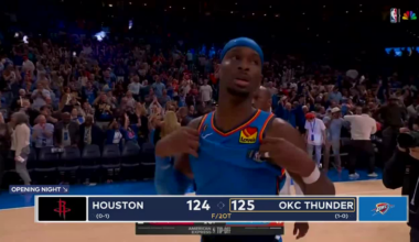 Thunder Raise the Banner, Outlast Durant and Rockets in Double Overtime Classic