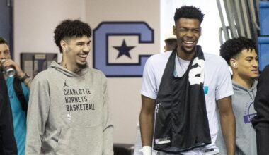 Charlotte Hornets forward happy to be back on the court