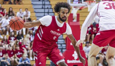 IU hoops scrimmage features barrage of 3s | Eyeing IU