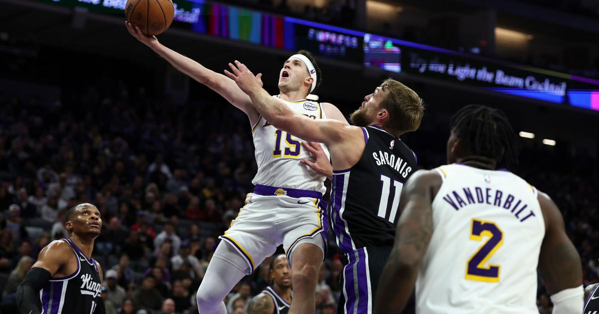 Reaves has career night as Lakers beat Kings without Luka, 127-120 | Sports