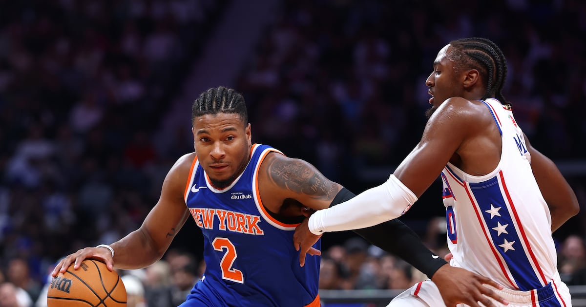 New York Knicks hit the right notes in second win over Philadelphia 76ers in Abu Dhabi