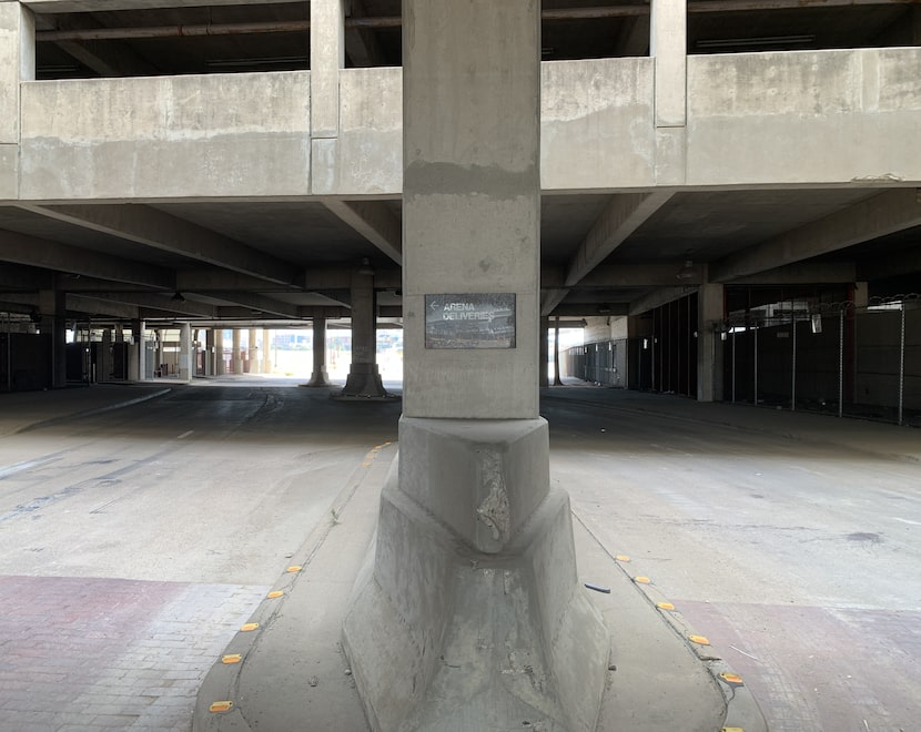 No one has made deliveries to what was once Reunion Arena in a long, long time.