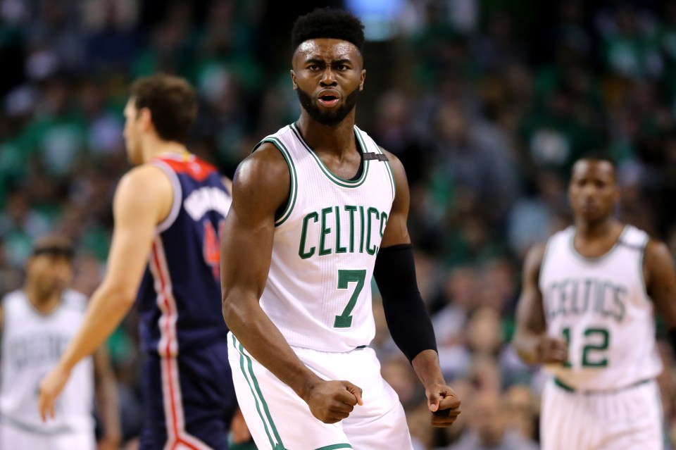 Jaylen Brown #7 of the Boston Celtics