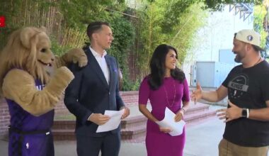 Slamson joins KCRA 3 to celebrate return of NBA
