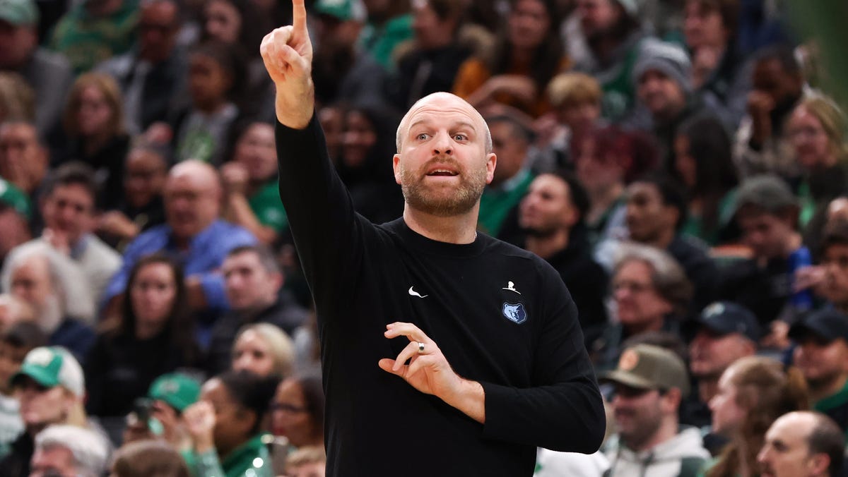 Why was ex-Grizzlies coach Taylor Jenkins at Celtics training camp?