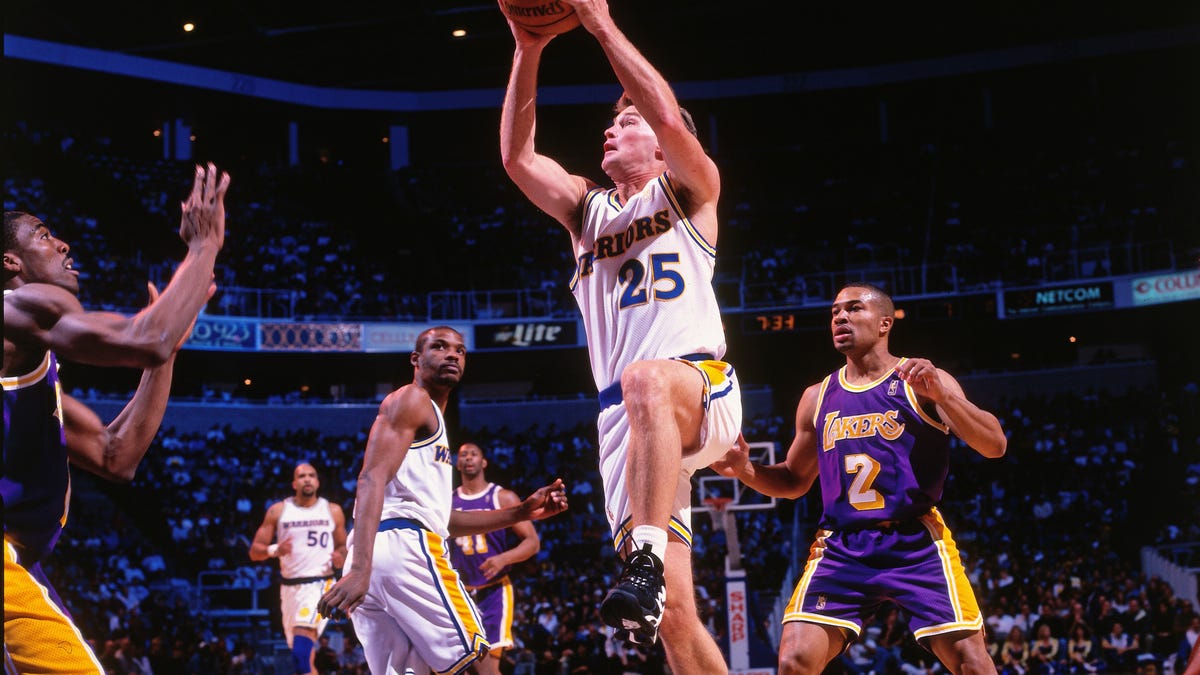 Warriors jersey history - No. 25