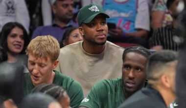 Antetokounmpo says he's 'locked in' with Bucks while noting possibility he could change his mind