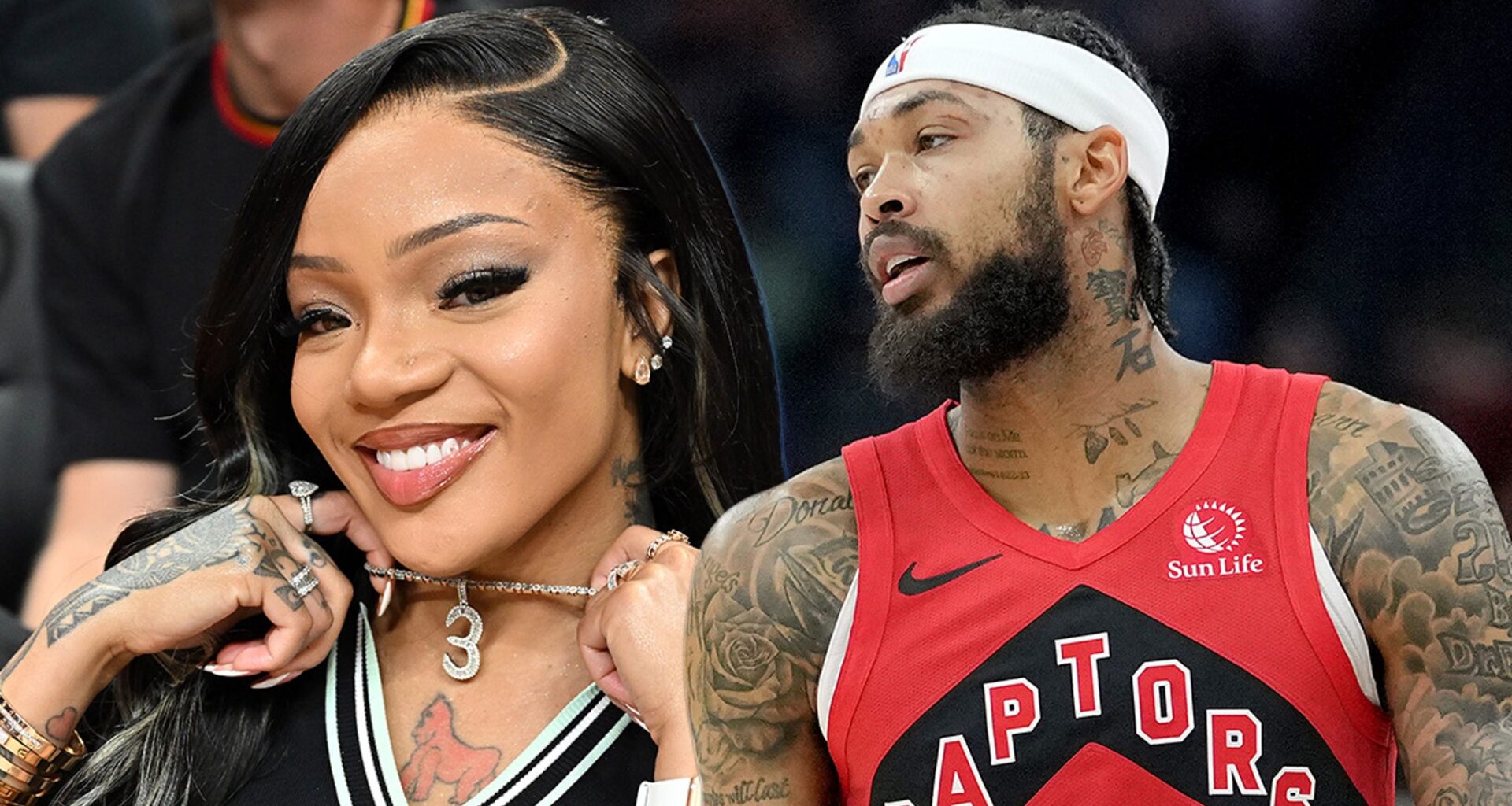 GloRilla Cheers on NBA Star BF Brandon Ingram At Raptors' Opener