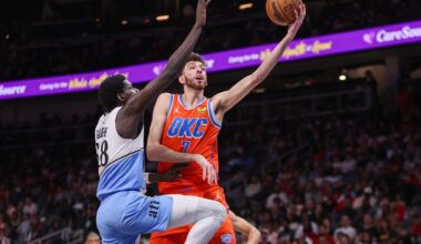 Full injury report for Saturday's Thunder vs. Hawks matchup