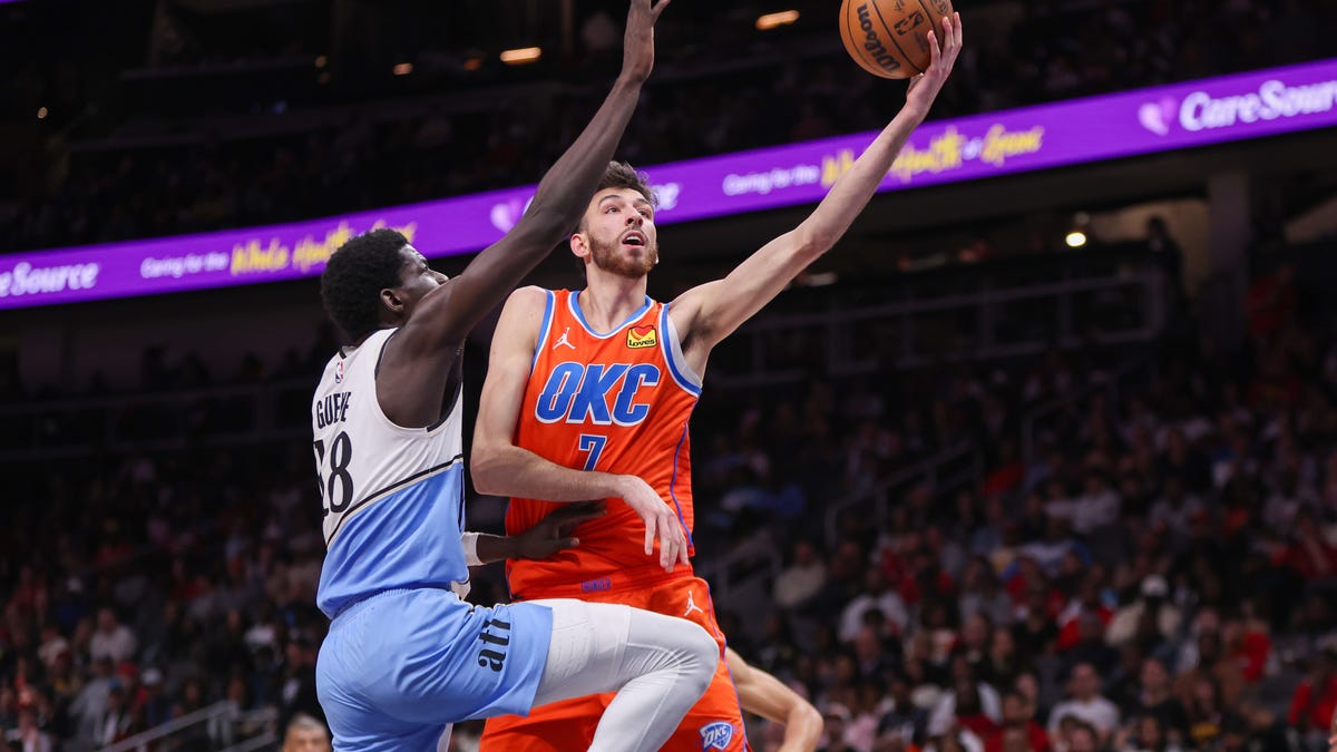 Full injury report for Saturday's Thunder vs. Hawks matchup