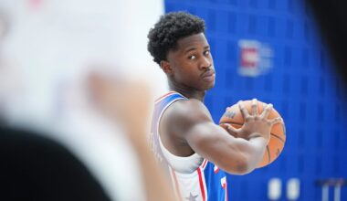 Sixers rookie VJ Edgecombe discusses the work he's done on his shot