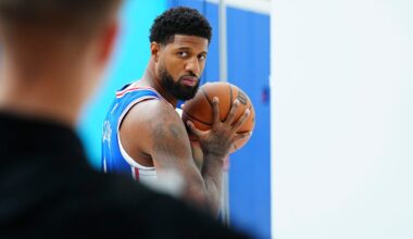 Paul George comments on role as a mentor, player in 2nd Sixers season