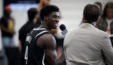 Nets' Drake Powell discusses adjusting to NBA; getting used to contact