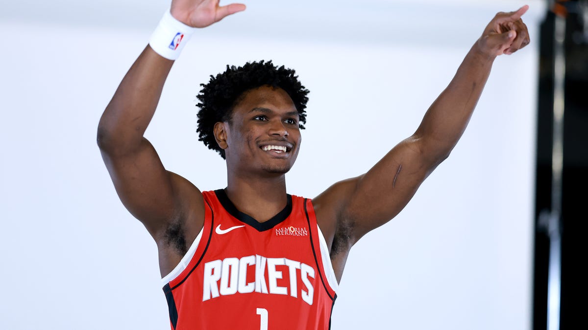 Rockets see Amen Thompson improving as mid-range shooter