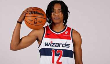 Tre Johnson reacts to first training camp practice