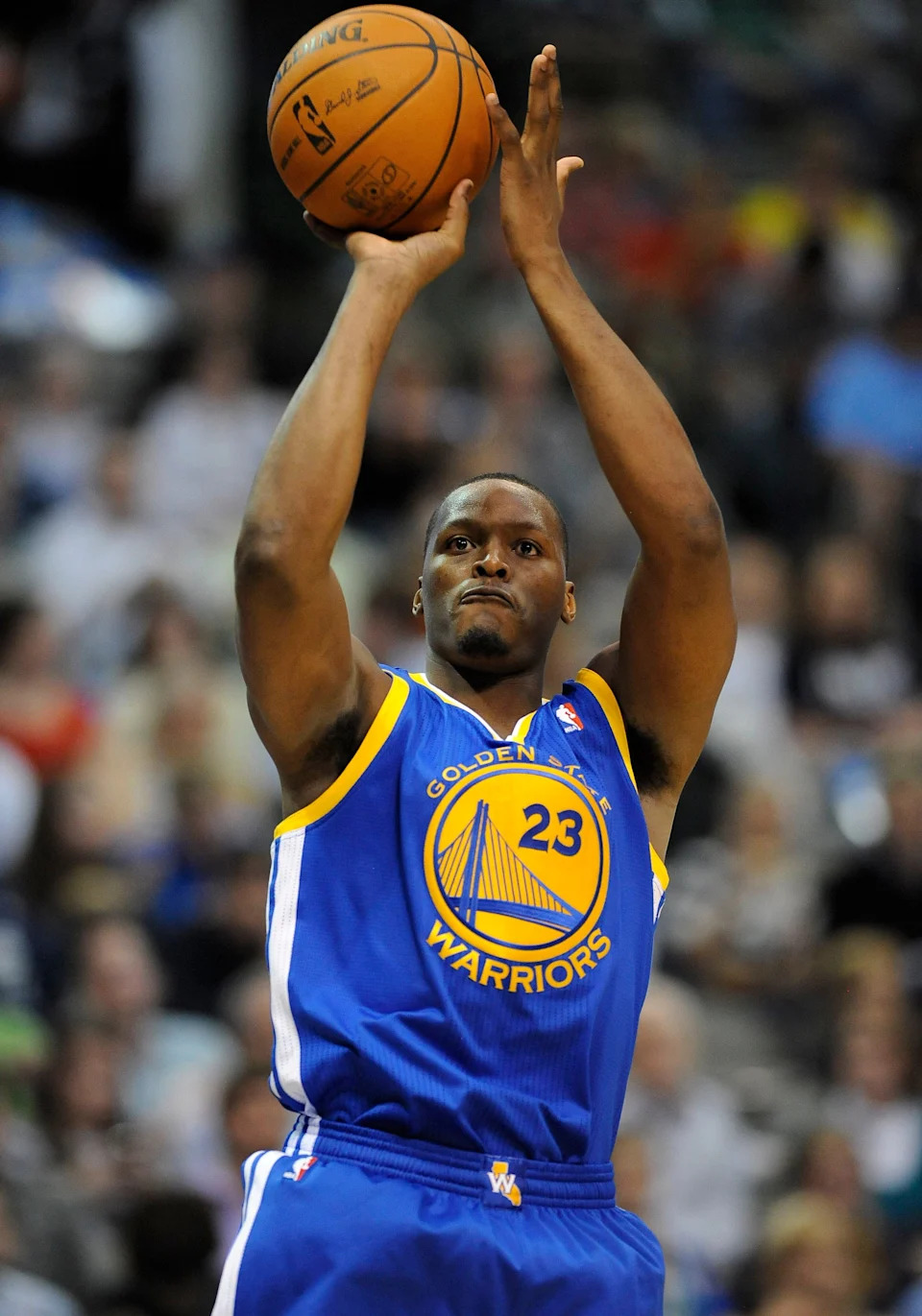 Mar 20, 2011; Dallas, TX, USA; Golden State Warriors small forward Al Thornton (23) shoots against the Dallas Mavericks during the second half at the American Airlines Center. The Mavericks defeated the Warriors, 101-73. Mandatory Credit: Jerome Miron-USA TODAY Sports