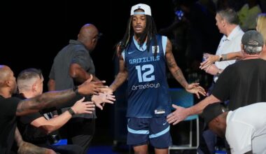 Grizzlies star out for NBA preseason opener