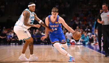 Best images from Thunder's 135-114 preseason win over Hornets