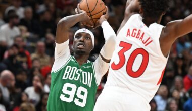 Celtics fall 107-105 to Toronto Raptors despite big night from Boucher