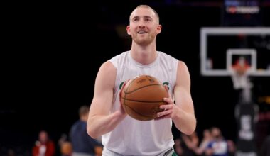 Is Sam Hauser at risk of being traded by the Celtics?