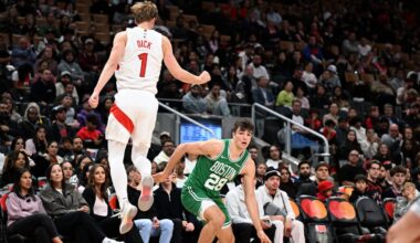 Mazzulla, Boucher on what they see in Celtics rookie Hugo Gonzalez