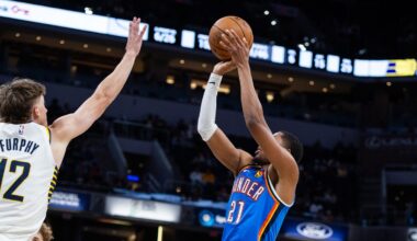 Best images from Thunder's 116-101 preseason loss to Pacers