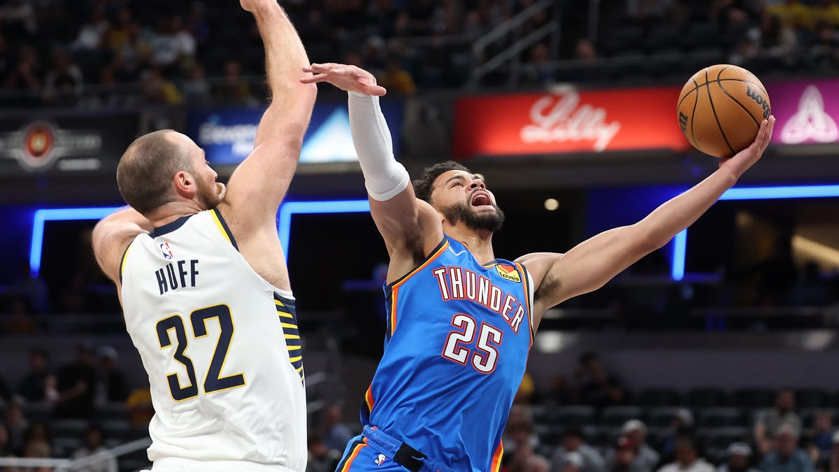 Ajay Mitchell's 2025-26 preseason debut spoiled by ankle injury