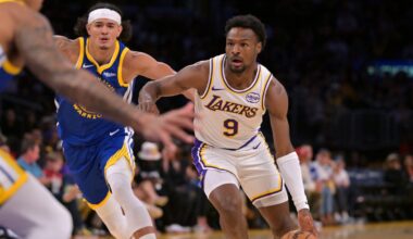 Bronny James points tonight, Lakers-Warriors preseason stats