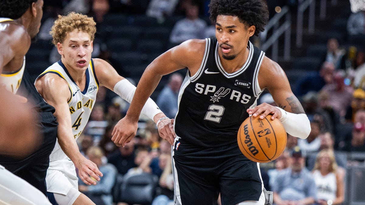 Dylan Harper reacts to near double-double performance