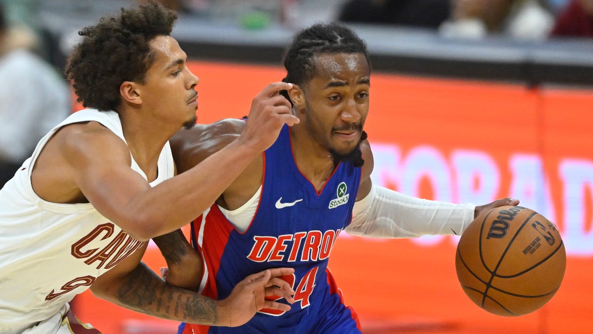 Jaden Ivey sits with 'discomfort,' Pistons worked by Cavs in preseason