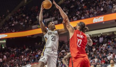 In exhibition win over Pelicans, Rockets start ‘double big’ lineup