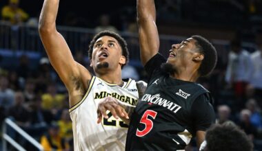 Michigan's comeback bid falls short in high-scoring exhibition loss to Cincinnati