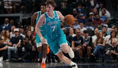 Kon Knueppel reacts to starting in season opener