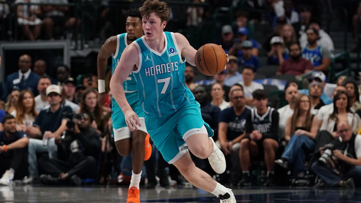 Kon Knueppel reacts to starting in season opener