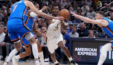 Pacers guard out with sore right foot