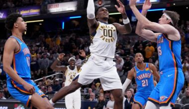 Indiana Pacers Bennedict Mathurin scores team-high 36 in loss to OKC