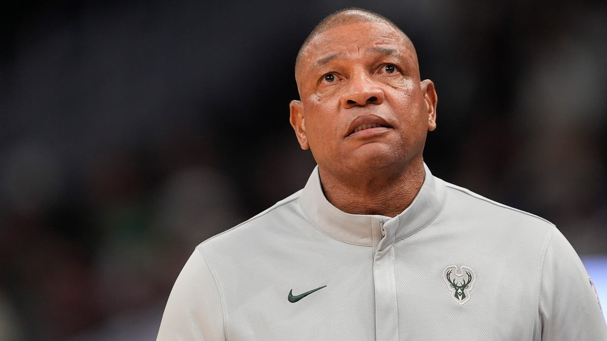 Milwaukee Bucks head coach Doc Rivers reacts to NBA gambling arrests