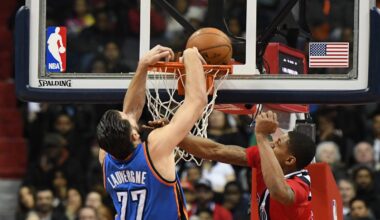 Thunder jersey history No. 77