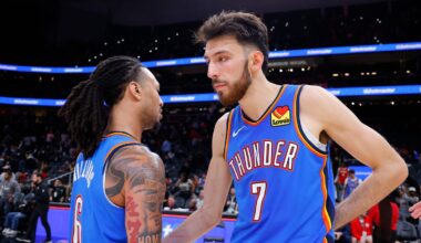 Thunder's Chet Holmgren was 'ready to go' in win over Hawks despite injuries
