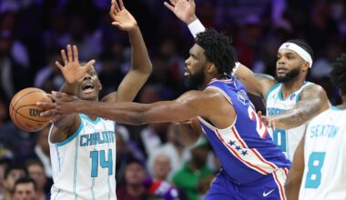 Sixers' Joel Embiid addresses minutes restriction in win over Hornets
