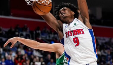 Detroit Pistons score in home-opening win vs Boston Celtics