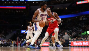 Sixers' Joel Embiid talks minutes limit after road win over Wizards